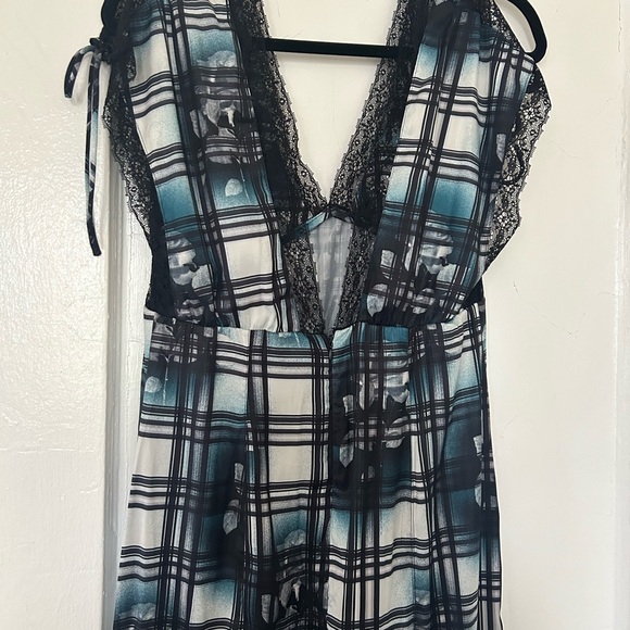 Urban Outfitters Sweet Melody Lace Trim Midi Dress - Picture 6 of 8